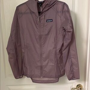 Patagonia Purple/Stormy Mauve Lightweight Houdini Jacket.
